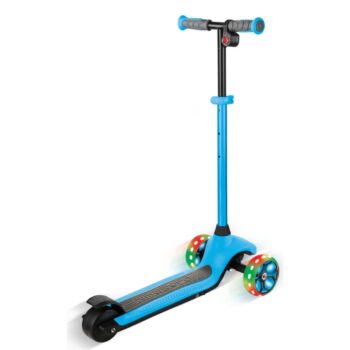 Monopattino elettrico a piastre Globber da 6 anni a tre ruote Azzurro